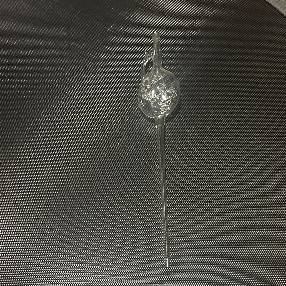 Vintage glass wine thief pipette Budapest
